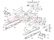 gilera 2006 Nexus 250 Central cover - Footrests