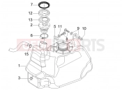 gilera 2006 Nexus 250 Fuel tank