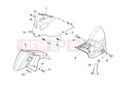 gilera 2006 Nexus 250 Wheel huosing - Mudguard