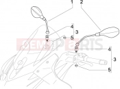 gilera 2009 Nexus 500 Driving mirror/s