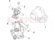 gilera 2009 Nexus 500 Throttle body - Injector - Induction joint