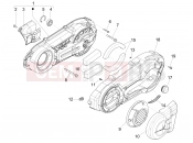 gilera 2011 Nexus 500 Crankcase cover - Crankcase cooling