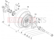 Front wheel - Gilera Nexus 500 SP 2007
