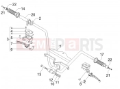 Handlebars - Master cil. - Gilera Nexus 500 SP 2007