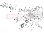 Rocking levers support unit - Gilera Nexus 500 SP 2007