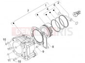 gilera 2007 Oregon 250 Cylinder-piston-wrist pin unit