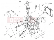 gilera 2007 Oregon 250 Head unit - Valve