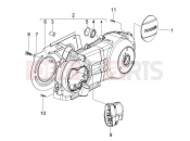 gilera 2009 Oregon 250 Crankcase cover - Crankcase cooling