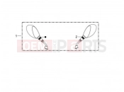 gilera 2009 Oregon 250 Driving mirror/s