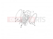 gilera 2010 Oregon 250 Rear cover - Splash guard