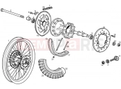 gilera RCR Rear wheel