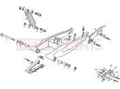 gilera RCR Swing arm-shock absorber
