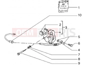 gilera Runner 50 2T Front brake piping-Front breke caliper