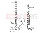GILERA Runner 125 VX 4T Rear damper