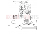 gilera Runner 180 VXR Front brake caliper - Transmissions