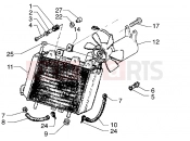 gilera Runner 180 VXR Radiator