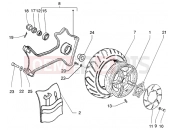 gilera Runner 200 VXR 4T Rear wheel