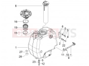 Fuel tank - Gilera Runner 50 Pure Jet SC 2006