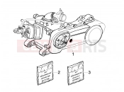 Engine, assembly - Gilera Runner 50 Pure Jet 2010