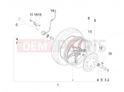 Front wheel - Gilera Runner 50 Pure Jet 2010