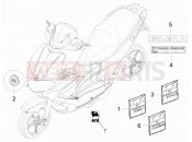 Plates - Emblems - Gilera Runner 50 Pure Jet 2010