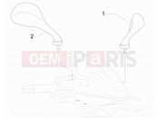 gilera 2011 Runner 50 Pure Jet Driving mirror/s
