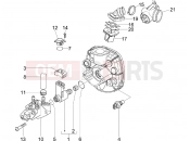 gilera 2011 Runner 50 Pure Jet Throttle body - Injector - Induction joint