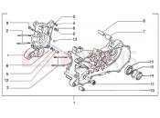 Crankase - Gilera Runner 50 Purejet