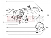 Transmission cover - Gilera Runner 50 Purejet