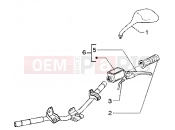 gilera Runner 50 SP Handlebars component parts