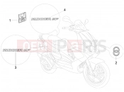 gilera 2007 Runner 50 SP -SC- Plates - Emblems