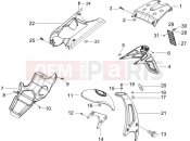 gilera 2007 Runner 50 SP -SC- Rear cover - Splash guard
