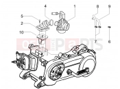 gilera 2009 Runner 50 SP -SC- Carburettor, assembly - Union pipe