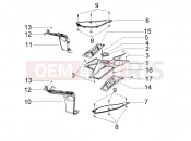 gilera 2009 Runner 50 SP -SC- Central cover - Footrests