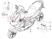 gilera 2011 Runner 50 SP Remote control switches - Battery - Horn