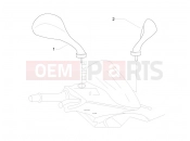 gilera 2013 Runner 50 SP tükör