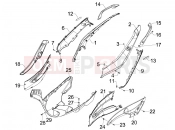 gilera 2014 Runner 50 SP Side cover - Spoiler