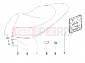 gilera 2018 Runner 50 SP Saddle/seats
