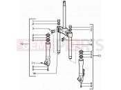 gilera 2019 Runner 50 SP Fork's components (Kayaba)