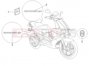 gilera 2007 Runner 50 SP Plates - Emblems