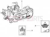 gilera 2009 Runner 50 SP Engine, assembly
