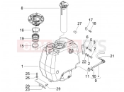 gilera 2005 Runner 50 SP Race Fuel tank