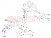 gilera 2008 Runner 125 ST 4T Rocking levers support unit