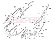 gilera 2008 Runner 125 ST 4T Side cover - Spoiler