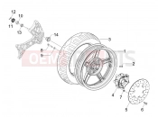 gilera 2009 Runner 125 ST 4T Rear wheel