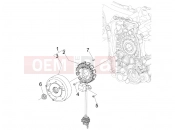 gilera 2012 Runner 125 ST 4T Flywheel magneto
