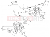 gilera 2016 Runner 125 ST 4T Brakes pipes - Calipers