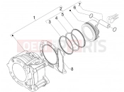 gilera 2016 Runner 125 ST 4T Cylinder-piston-wrist pin unit