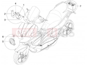 gilera 2017 Runner 125 ST 4T kezelőszervek - akkumulátor