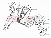 gilera 2009 Runner 200 ST 4T Front shield